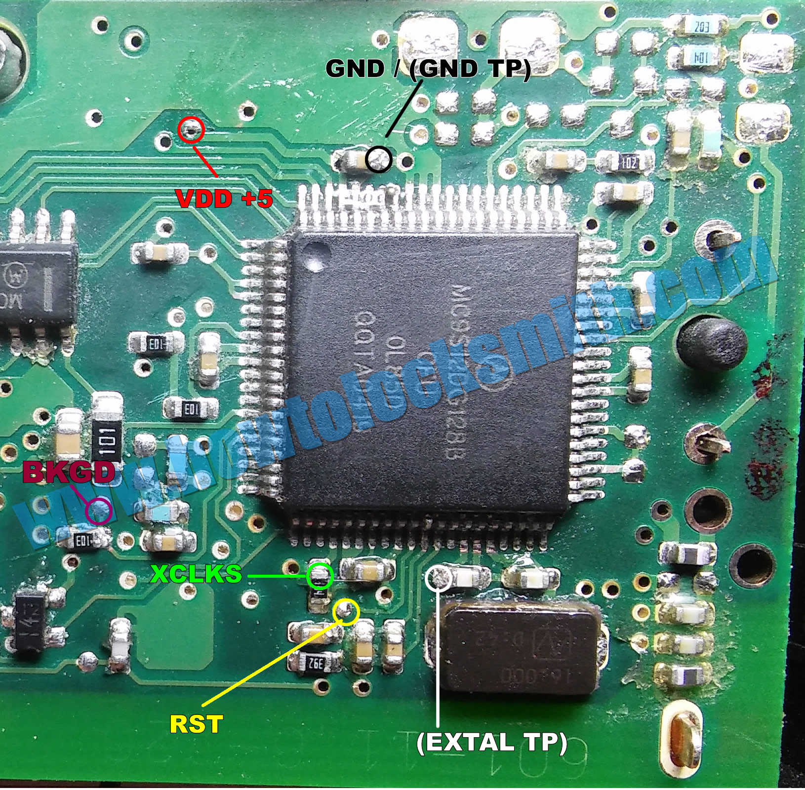 Dodge Durango 0506 SKIM module with secured 9S12DG128 mask 0L85D